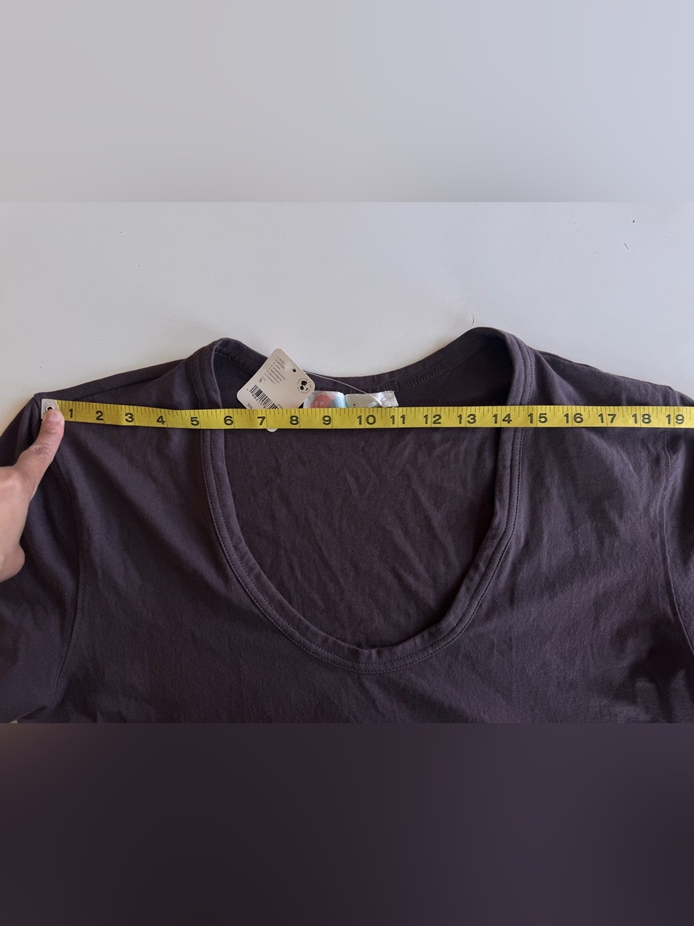 Free People Beach Herron Drop Waist T Shirt Midi Dress Chocolate Brown Small NWT - Picture 7 of 11